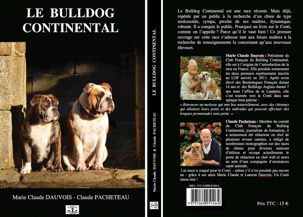 De la landerie - le 1er livre sur le Bulldog Continental